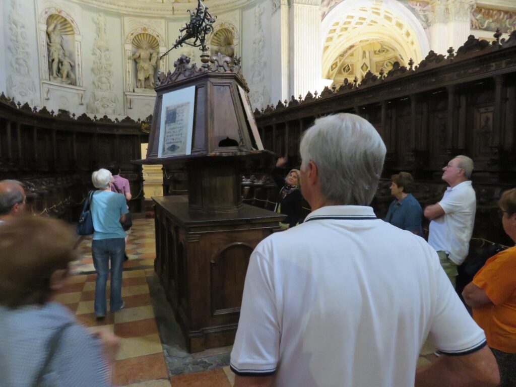 Abbazia del Polirone (San Benedetto Po): il coro ligneo